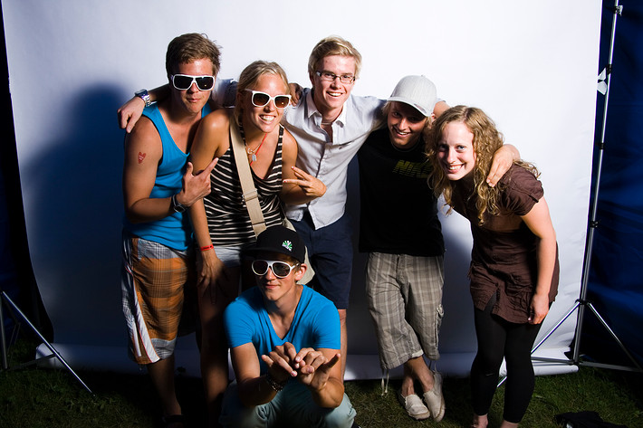2010-07-03 - Rockfotostudion från Peace & Love, Borlänge