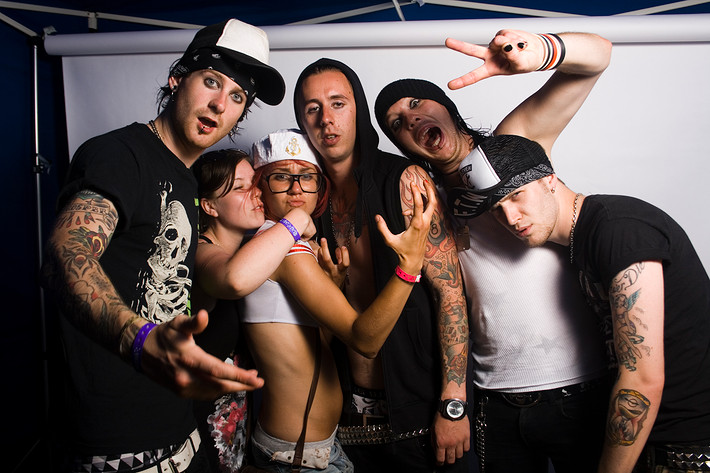 2010-07-03 - Rockfotostudion från Peace & Love, Borlänge