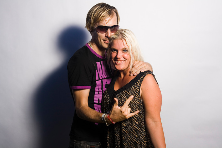 2010-07-03 - Rockfotostudion från Peace & Love, Borlänge