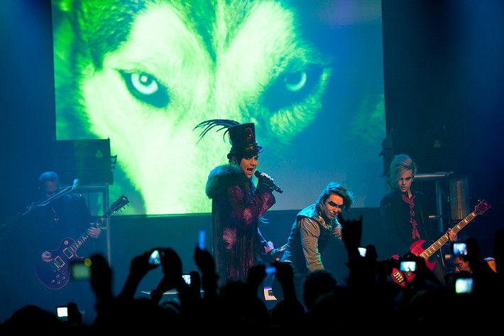 2010-11-09 - Adam Lambert från Debaser Medis, Stockholm