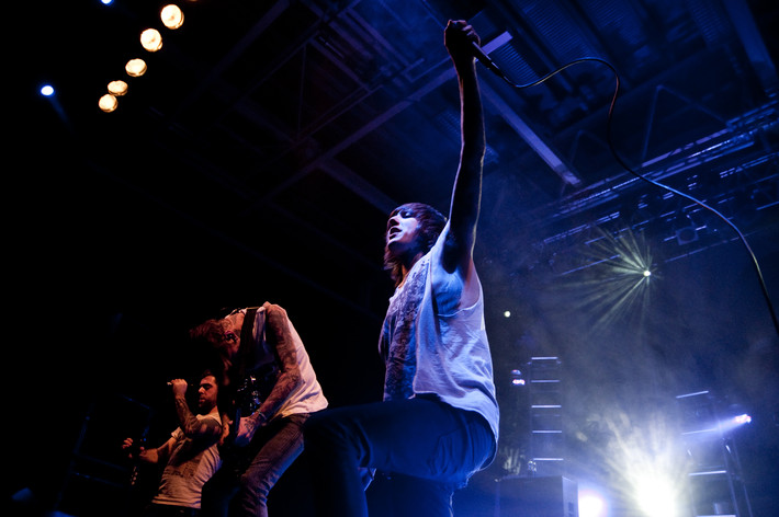 2011-01-27 - Bring Me The Horizon från Arenan, Stockholm