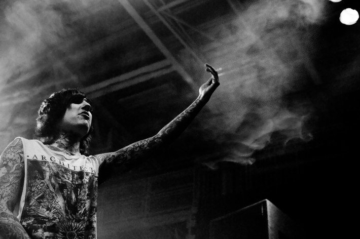 2011-01-27 - Bring Me The Horizon från Arenan, Stockholm
