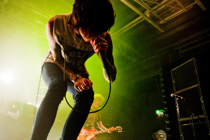 2011-01-27 - Bring Me The Horizon från Arenan, Stockholm