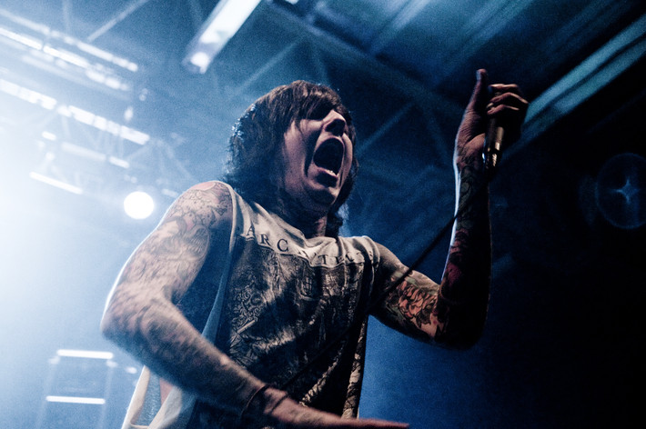 2011-01-27 - Bring Me The Horizon från Arenan, Stockholm