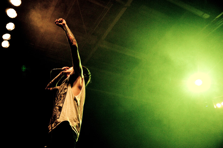 2011-01-27 - Bring Me The Horizon från Arenan, Stockholm