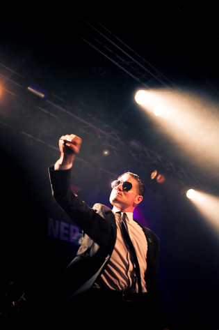 2011-04-27 - Nitzer Ebb från Debaser Medis, Stockholm
