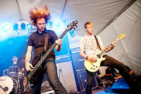 2011-06-16 - Burning libra från West Coast Riot, Göteborg