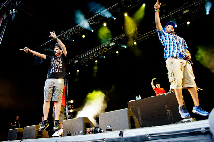 2011-06-30 - Cunninlynguists från Peace & Love, Borlänge