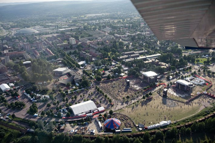 2011-06-30 - Områdesbilder från Peace & Love, Borlänge