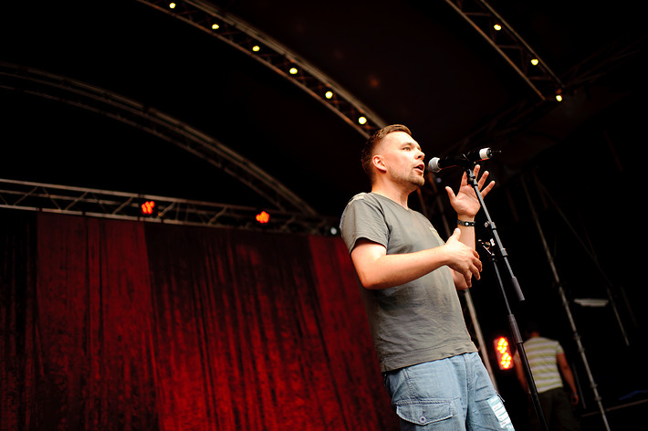 2011-07-01 - Spoken Word Allstars Oskar Hanska, Olivia Bergdahl, Kung Henry från Peace & Love, Borlänge