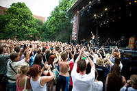 2011-07-01 - Underoath från Peace & Love, Borlänge
