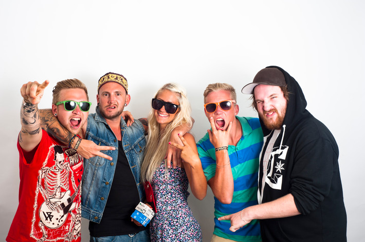 2011-07-01 - Rockfotostudion från Peace & Love, Borlänge