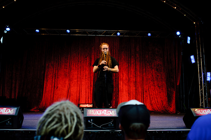 2011-07-02 - Spoken Word Allstars Oskar Hanska, Olivia Bergdahl, Kung Henry från Peace & Love, Borlänge