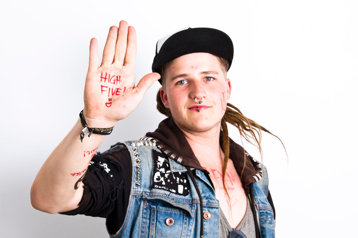 2011-07-02 - Rockfotostudion från Peace & Love, Borlänge