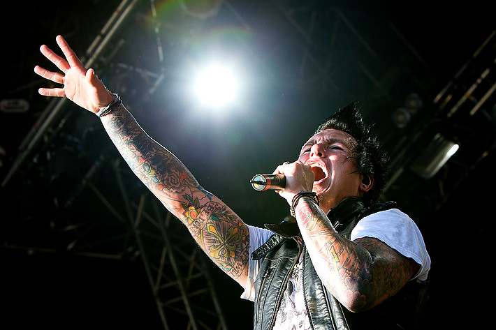 2011-07-07 - Papa Roach från Getaway Rock, Gävle
