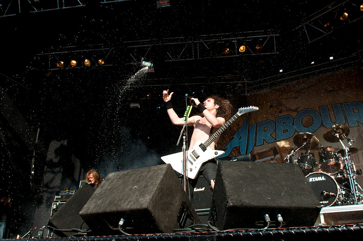 2011-07-09 - Airbourne från Sonisphere Stockholm, Stockholm