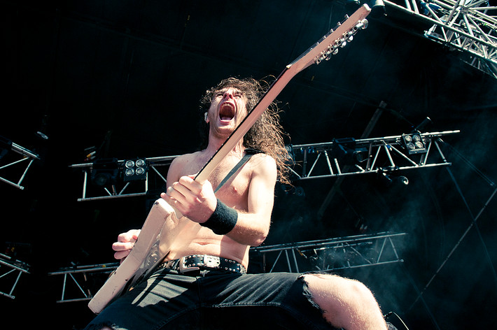 2011-07-09 - Airbourne från Sonisphere Stockholm, Stockholm