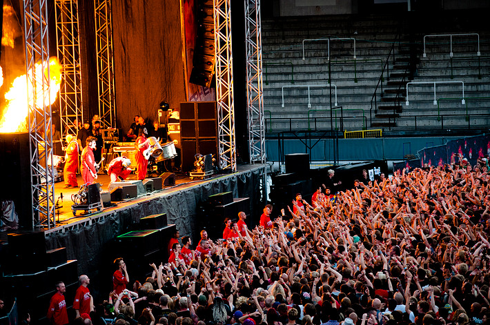 2011-07-09 - Slipknot från Sonisphere Stockholm, Stockholm