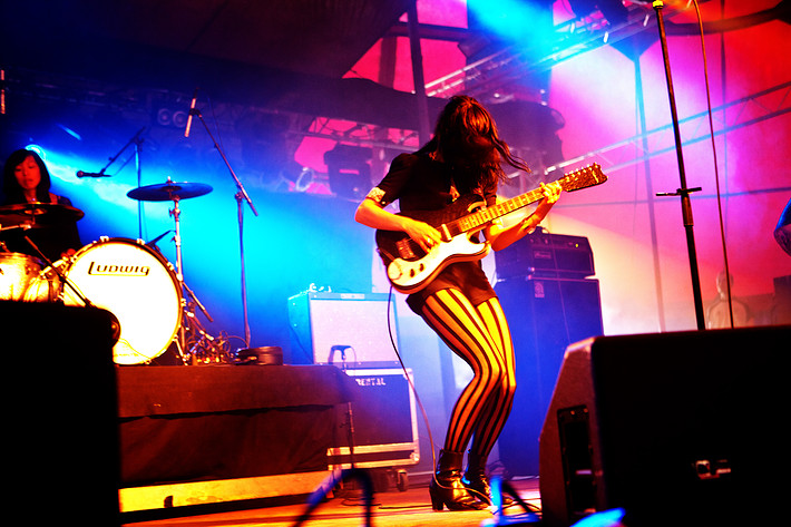 2011-07-15 - Dum Dum Girls från Hultsfredsfestivalen, Hultsfred