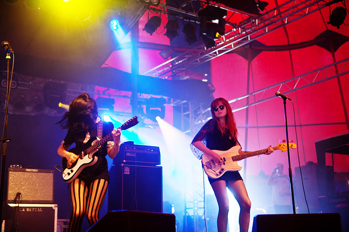 2011-07-15 - Dum Dum Girls från Hultsfredsfestivalen, Hultsfred