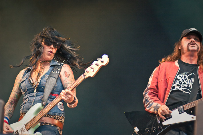 2011-07-16 - Nashville Pussy från Hultsfredsfestivalen, Hultsfred