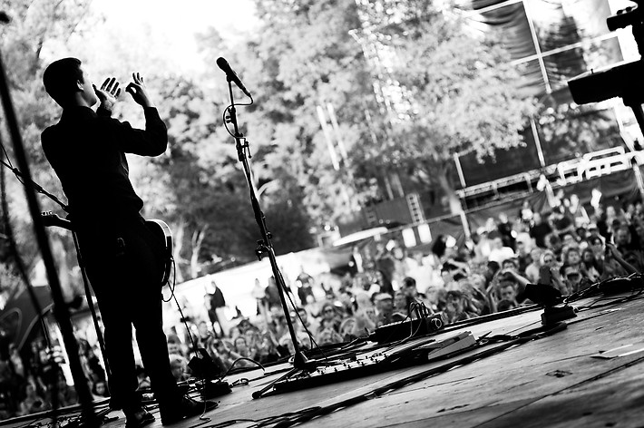 2011-07-16 - White Lies från Hultsfredsfestivalen, Hultsfred