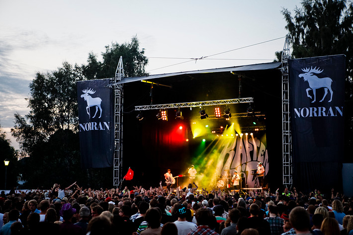 2011-07-22 - Kapten Röd & Bandet från Trästockfestivalen, Skellefteå