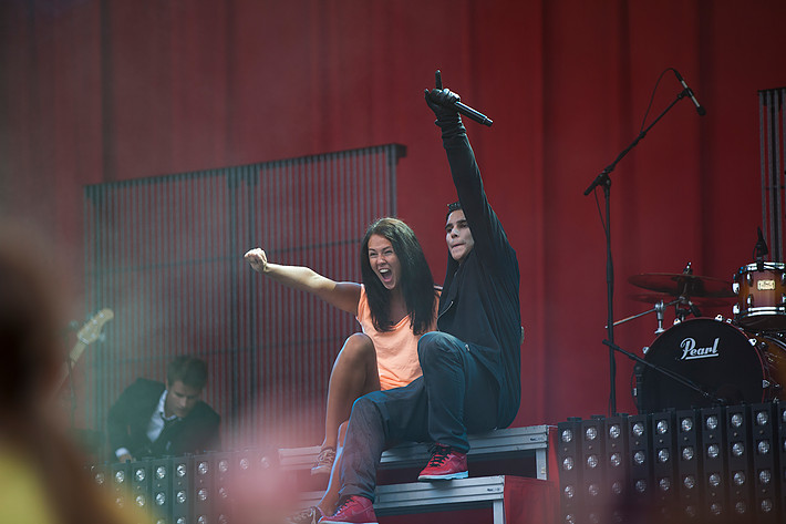 2011-07-29 - Eric Saade från Storsjöyran, Östersund