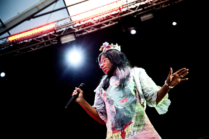 2011-08-12 - Santigold från Way Out West, Göteborg