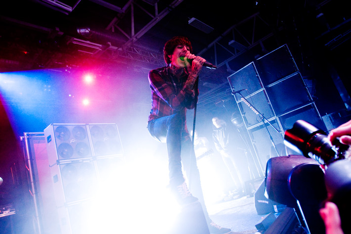 2011-11-03 - Bring Me The Horizon från Arenan, Stockholm