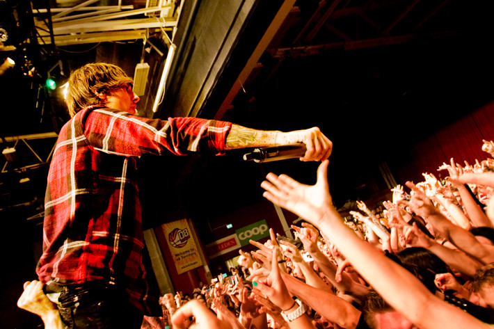 2011-11-03 - Bring Me The Horizon från Arenan, Stockholm