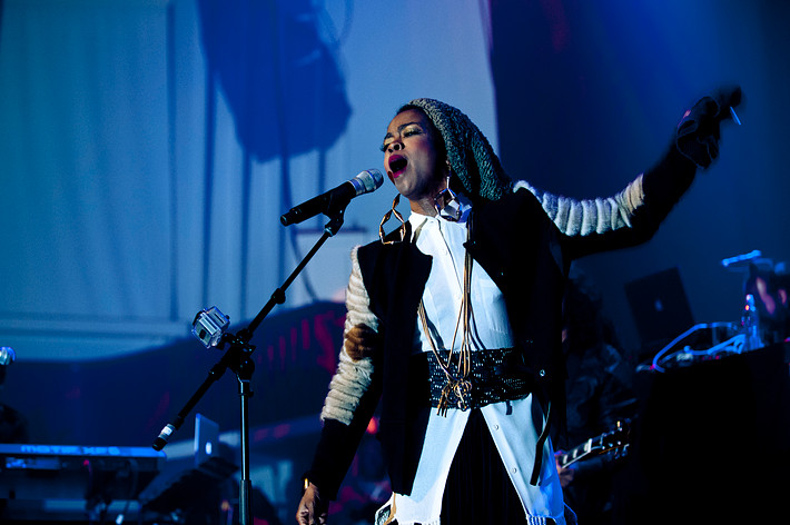 2012-01-23 - Lauryn Hill från Filadelfiakyrkan, Stockholm