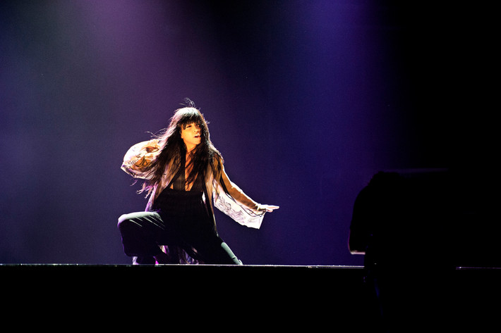 2012-02-04 - Loreen från Vida Arena, Växjö