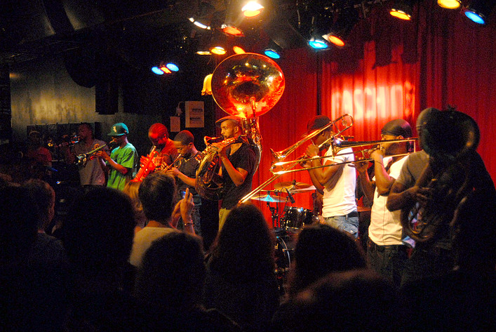 2012-06-09 - Hypnotic Brass Ensemble från Fasching, Stockholm