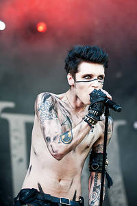 2012-06-17 - Black Veil Brides från Greenfield Festival, Interlaken