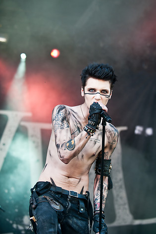 2012-06-17 - Black Veil Brides från Greenfield Festival, Interlaken