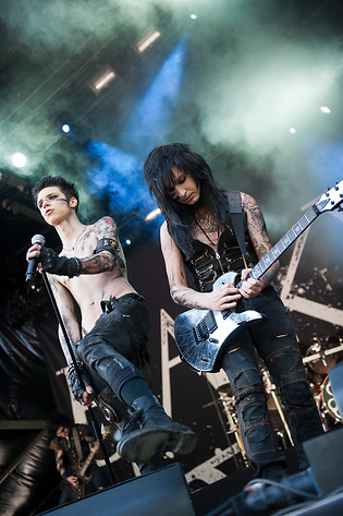 2012-06-17 - Black Veil Brides från Greenfield Festival, Interlaken