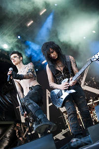 2012-06-17 - Black Veil Brides från Greenfield Festival, Interlaken