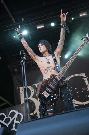 2012-06-17 - Black Veil Brides från Greenfield Festival, Interlaken