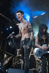 2012-06-17 - Black Veil Brides från Greenfield Festival, Interlaken