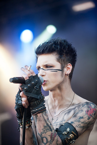 2012-06-17 - Black Veil Brides från Greenfield Festival, Interlaken