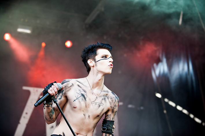 2012-06-17 - Black Veil Brides från Greenfield Festival, Interlaken
