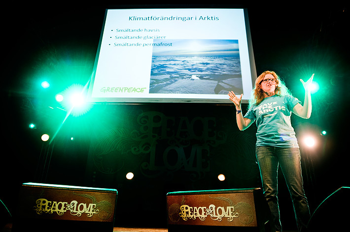 2012-06-27 - Therese Jacobsson, Greenpeace från Peace & Love, Borlänge