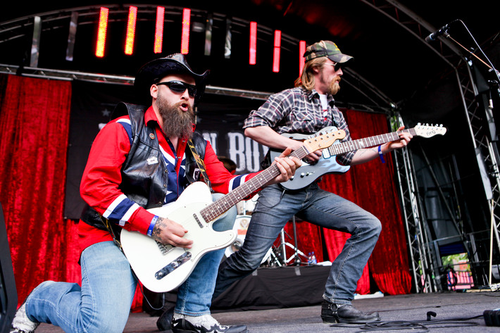 2012-06-27 - Bourbon Boys från Peace & Love, Borlänge