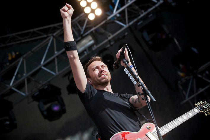 2012-06-27 - Rise Against från Peace & Love, Borlänge