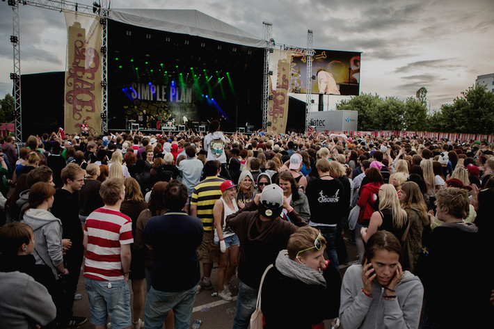 2012-06-27 - Simple Plan från Peace & Love, Borlänge