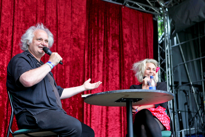 2012-06-29 - Sara Beischer och Göran Greider från Peace & Love, Borlänge