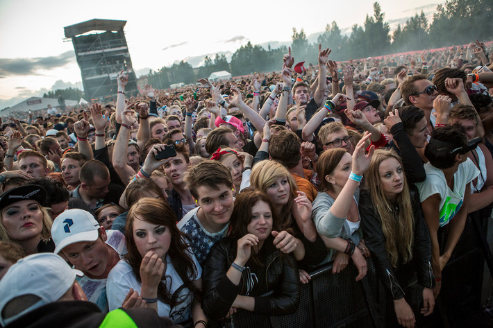 2012-06-30 - Skrillex från Peace & Love, Borlänge