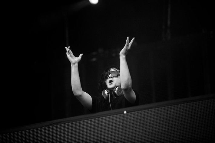 2012-06-30 - Skrillex från Peace & Love, Borlänge