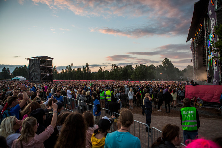 2012-06-30 - Skrillex från Peace & Love, Borlänge